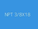 NPT 3/8X18 